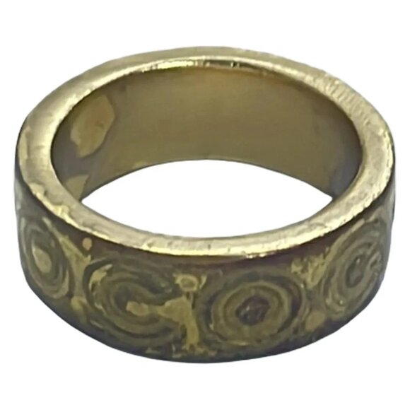 Auth CHANEL - Gold Hardware Ring #6 - Picture 4 of 4